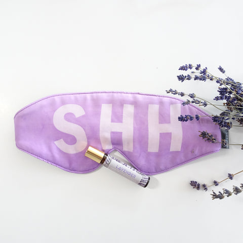Violet Sleep Mask and Lavender Gift Set